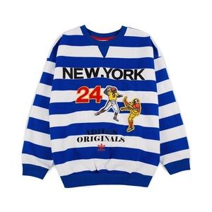 Adidas New York Sweatshirt in Blue/White